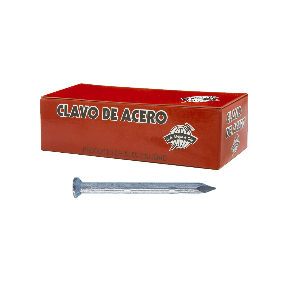 CLAVO ACERO VERTICAL 21/2"X LB