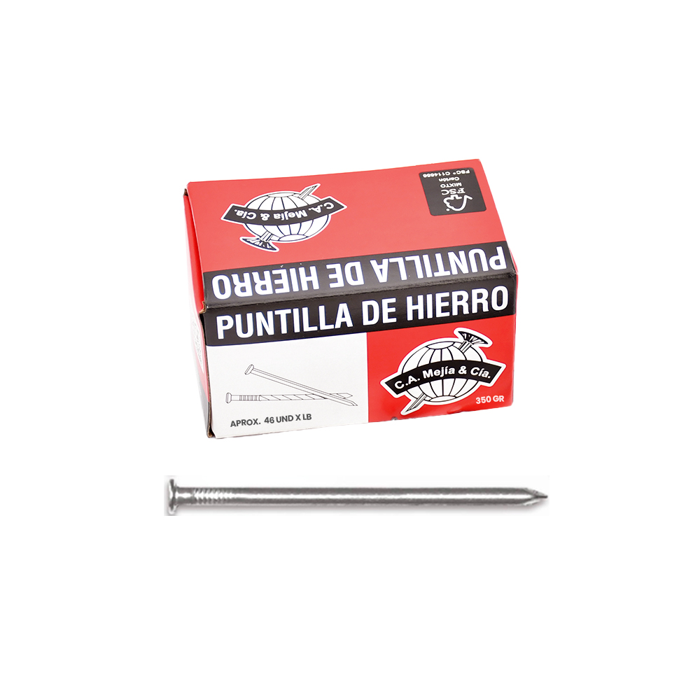 PUNTILLA C.A MEJIA 350GR 31/2"