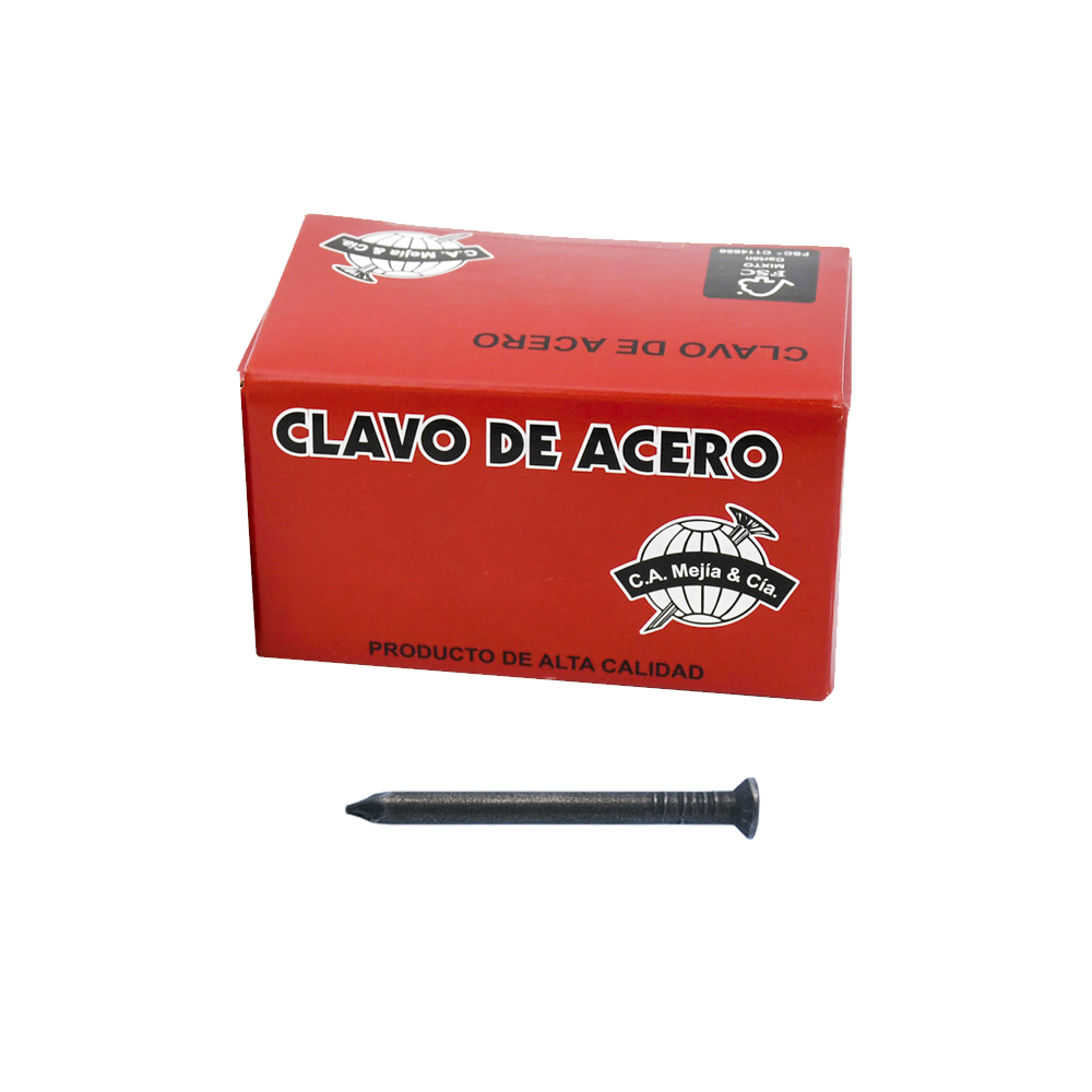 CLAVO ACERO LISO CONCRETO 2"X LB.