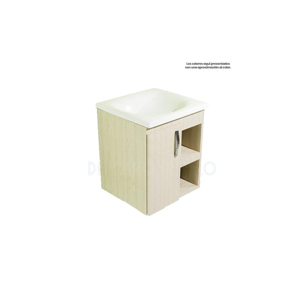 MUEBLE INESCRIL 48X38 ELEVADO RALLIM ROMA+LVM BLANCO