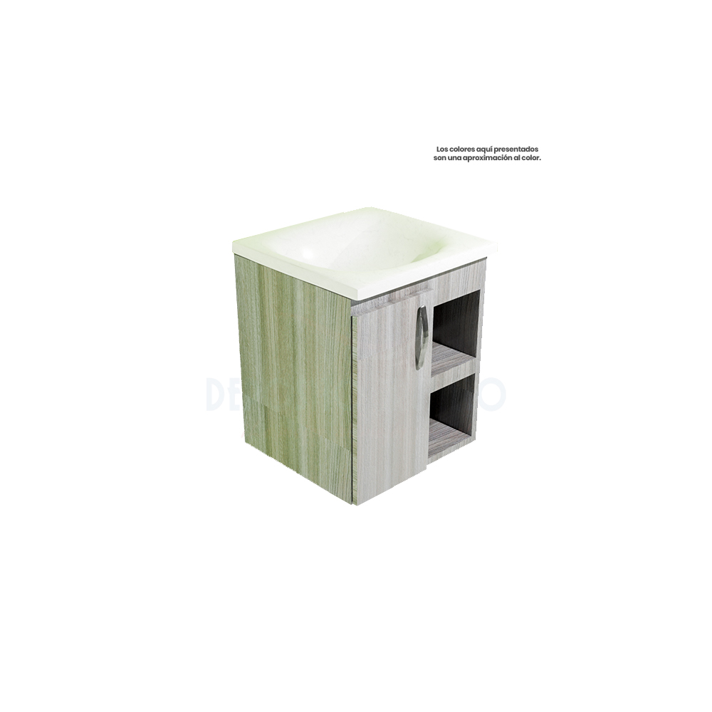 MUEBLE INESCRIL 48X38 ELEVAD RELLIM PARMA+LVM BLANCO