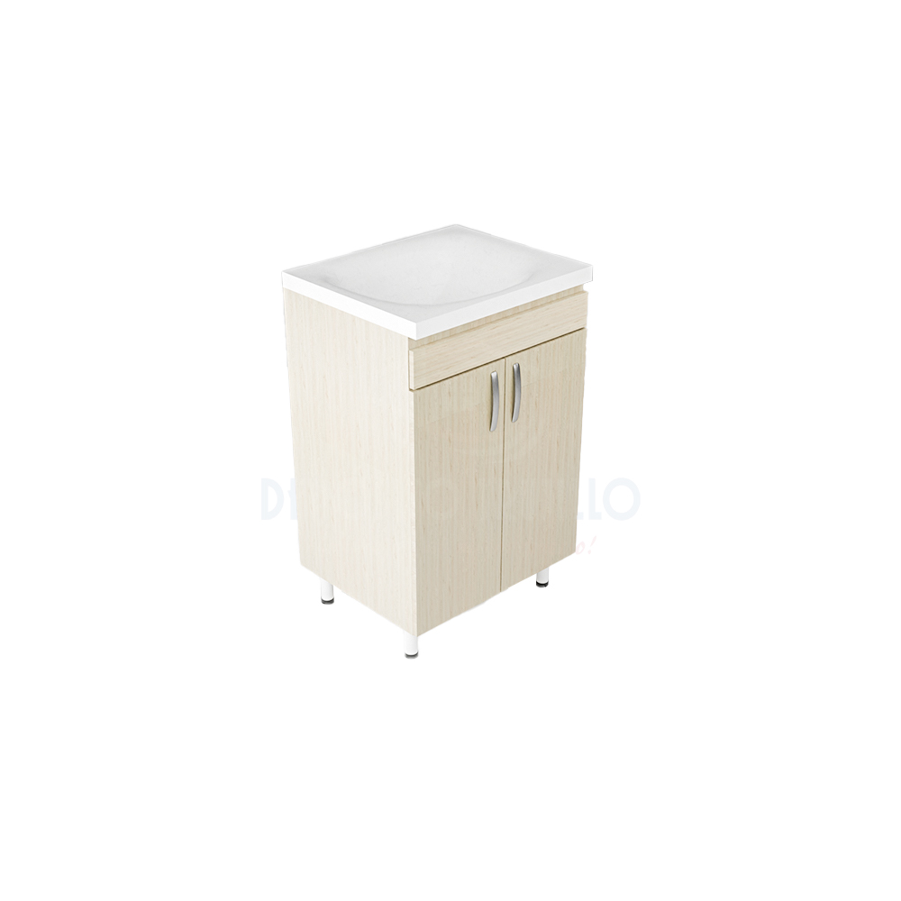 MUEBLE INESCRIL 48X38 PISO ROMA+LVM BLANCO