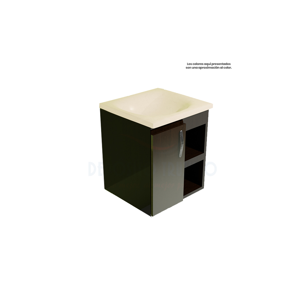 MUEBLE INESCRIL 48X38 ELEVAD RELLIM WENGUE+LVM BONE