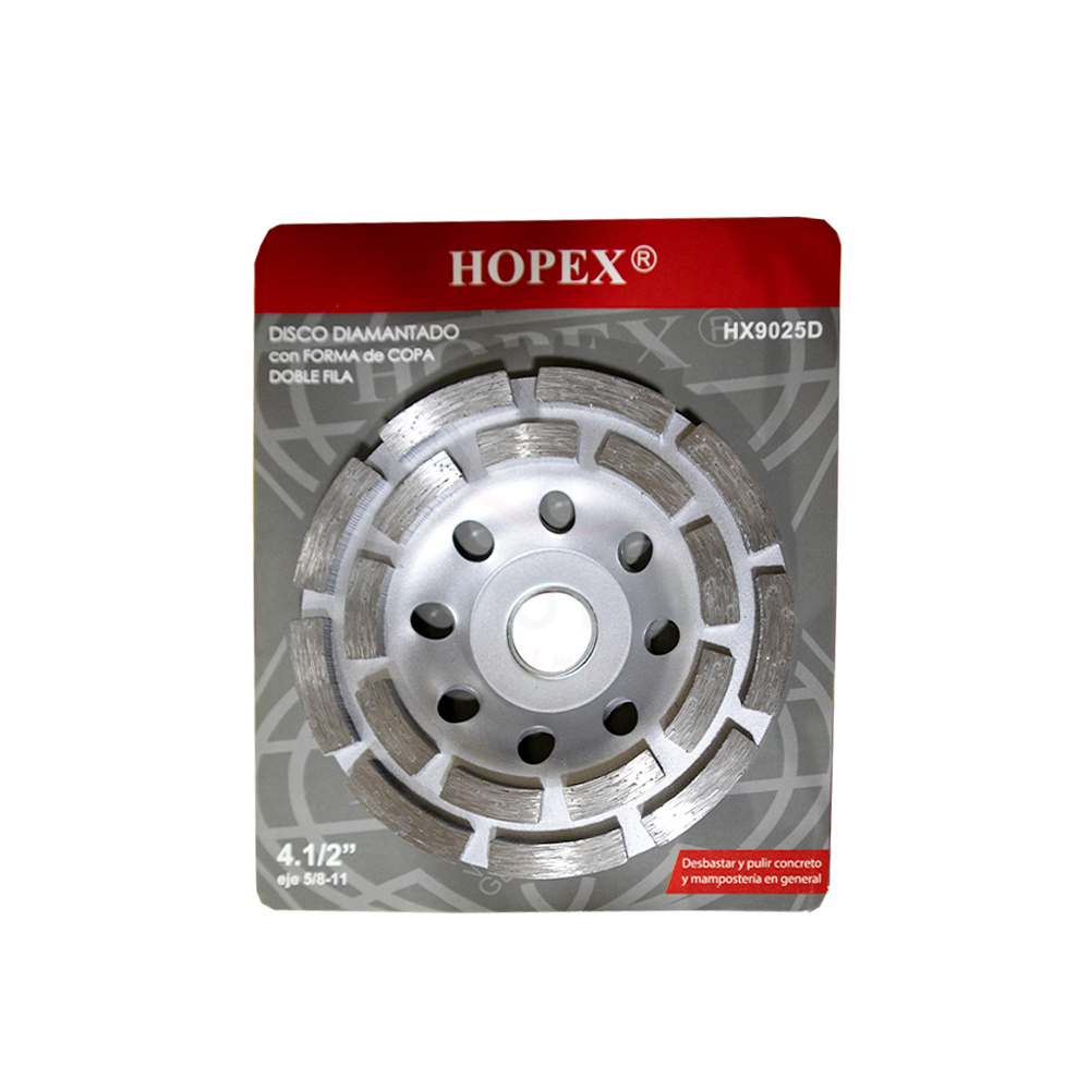 COPA DIAMANTADA SEGMENTADA 41/2" HOPEX/UDUKE