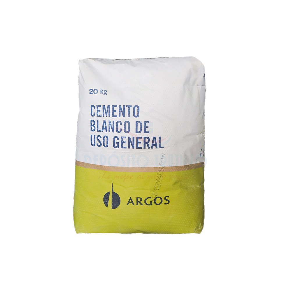 CEMENTO BLANCO ARGOS 20KG