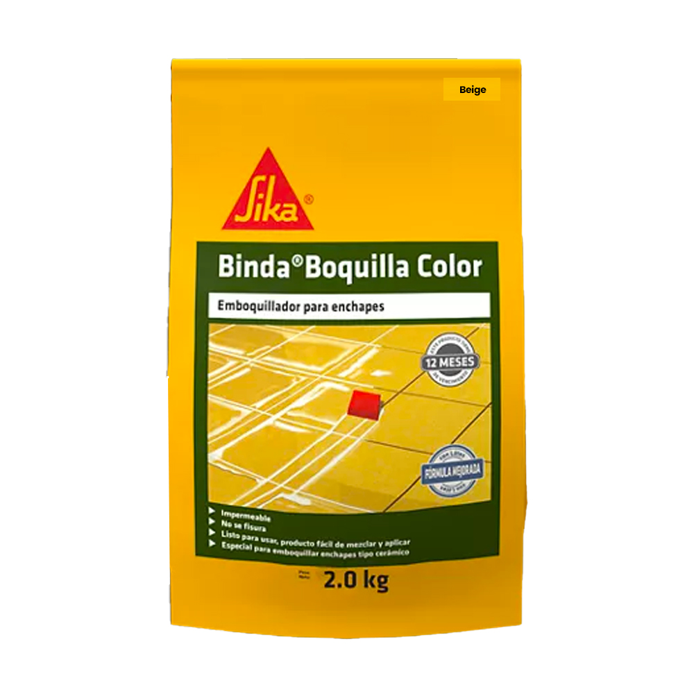 SIKA BINDA BOQUILLA BEIGE 2KG