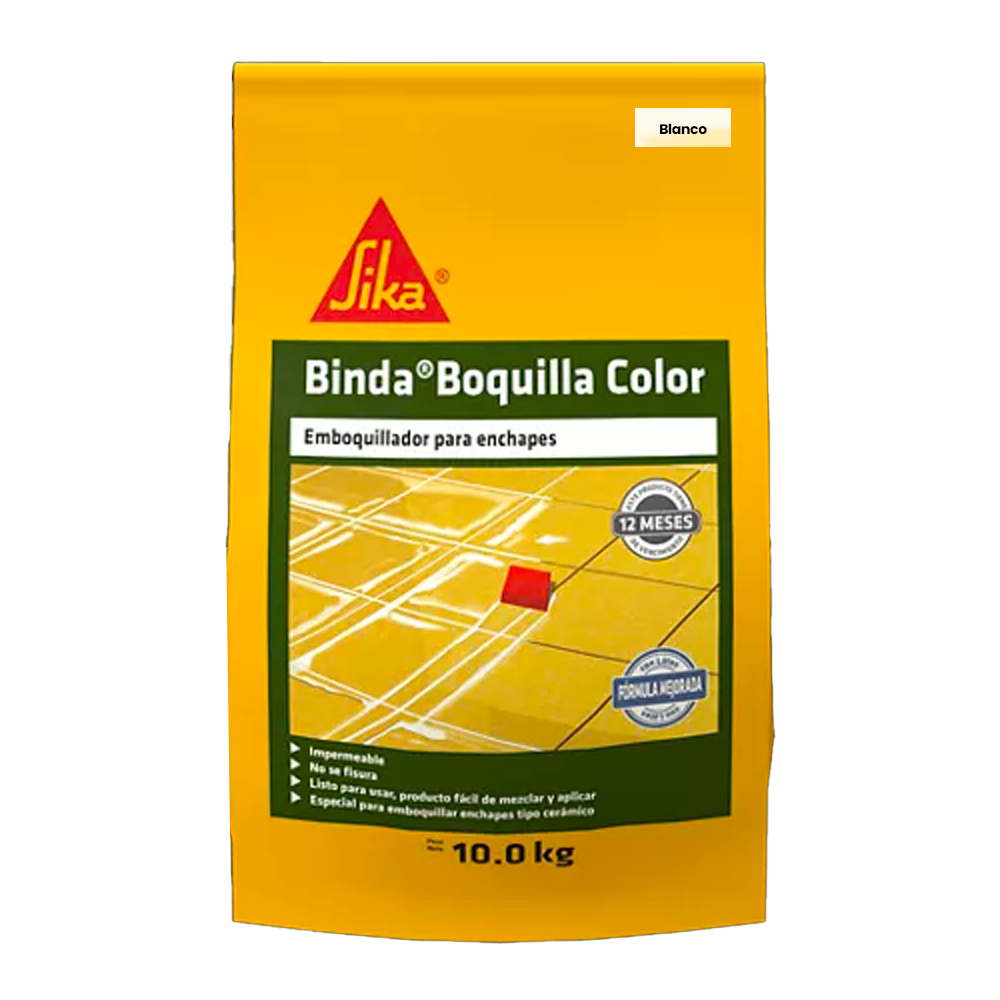 SIKA BINDA BOQUILLA BLANCO 10KG