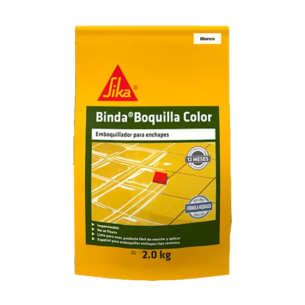 SIKA BINDA BOQUILLA BLANCO 2KG