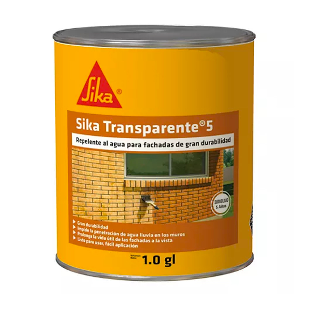 SIKA TRANSPARENTE 5 X 1 GALON