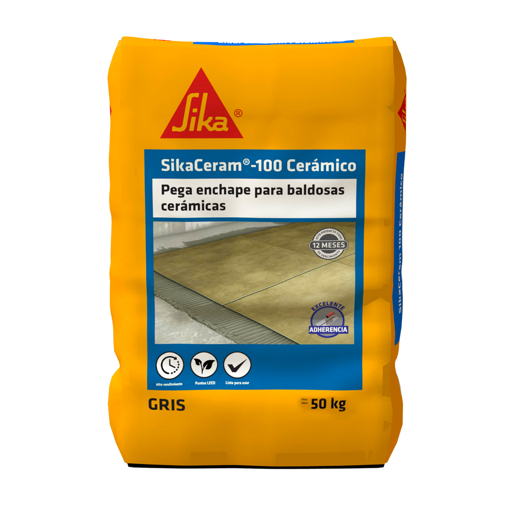 SIKA CERAM 100 CERAMICO GRIS 50 KG