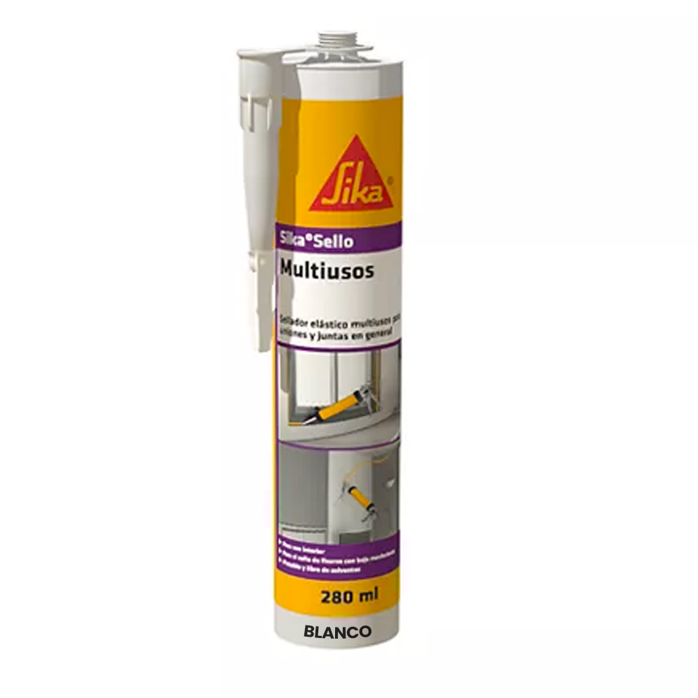 SIKA SELLO MULTIUSOS BLANCO X 280ML