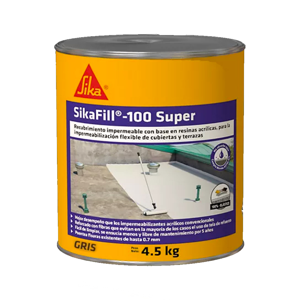 SIKAFILL 100 SUPER C0 GRIS X GALON