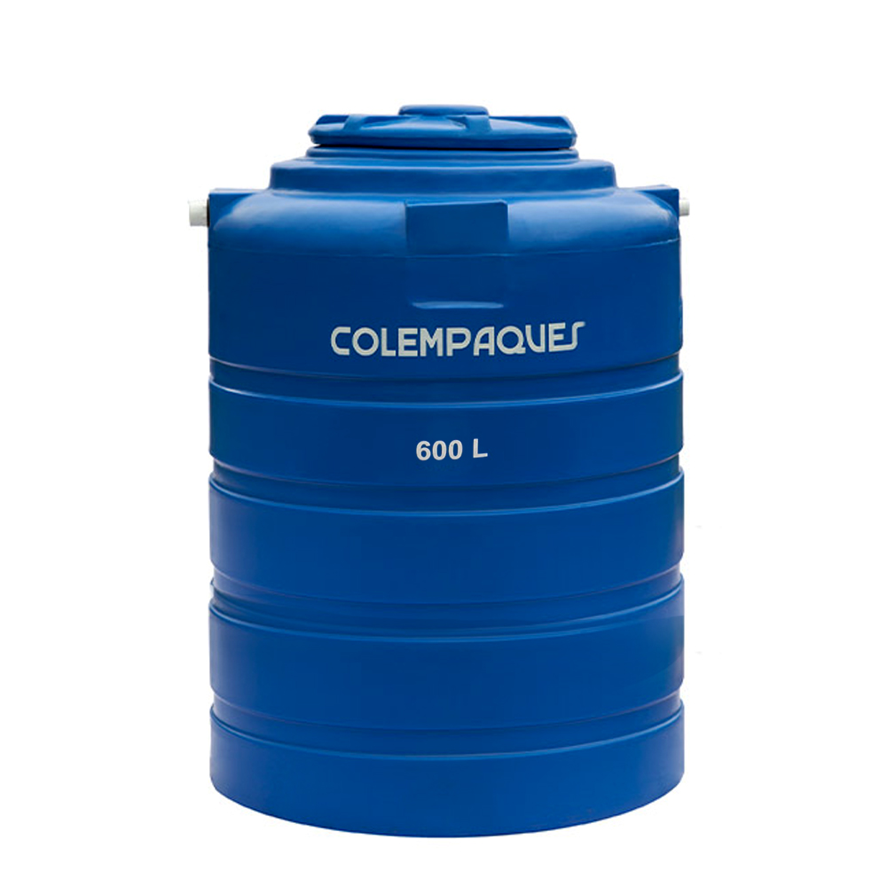 TANQUE BOTELLA 600 LTS  AZUL COLEMPAQUES