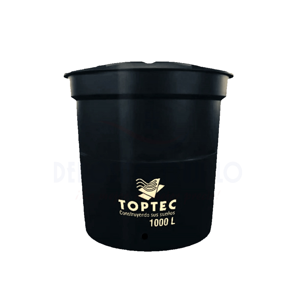 TANQUE TOPTEC 1000LT NEGRO