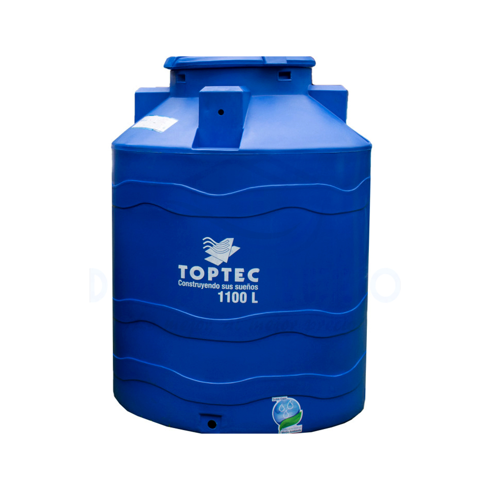 TANQUE BOTELLA 1100 LTS AZUL TOPTEC