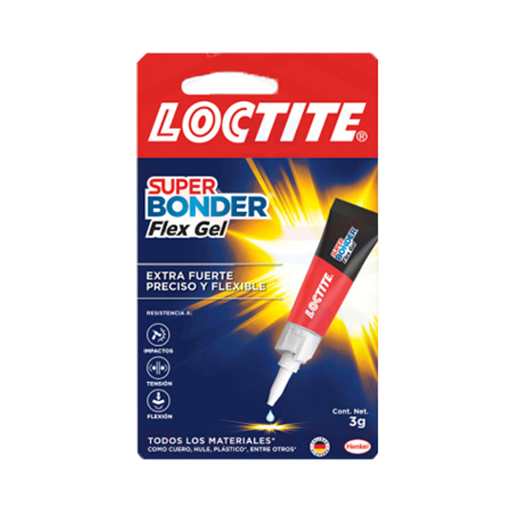 PEGANTE SUPER BONDER 3GR FLEX GEL LOCTITE