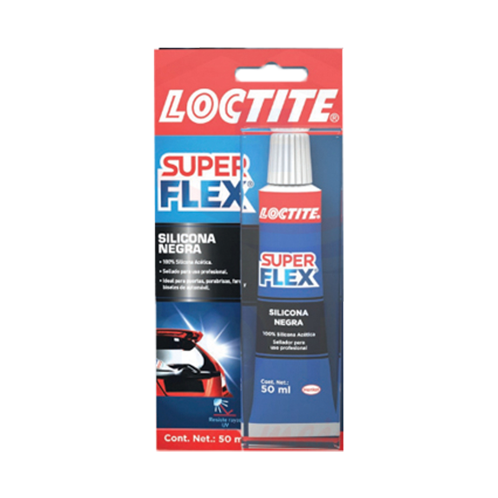 SILICONA SUPERFLEX NEGRA 50ML LOCTITE