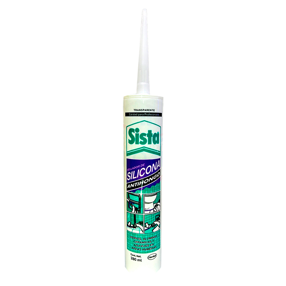 SILICONA TRASNPARENTE ANTIHONGO 280ML SISTA  