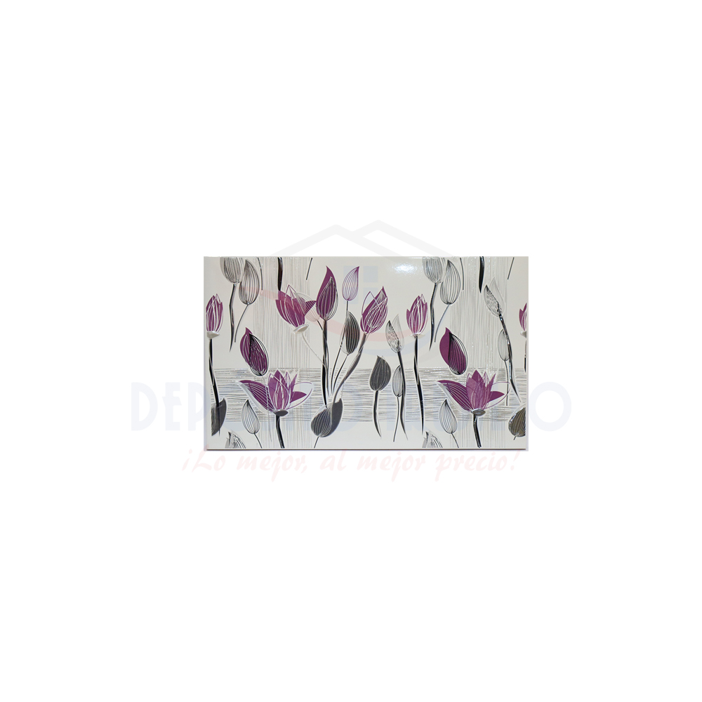 CENEFA 25X40 TULIPANES MORADO ESMALGRES