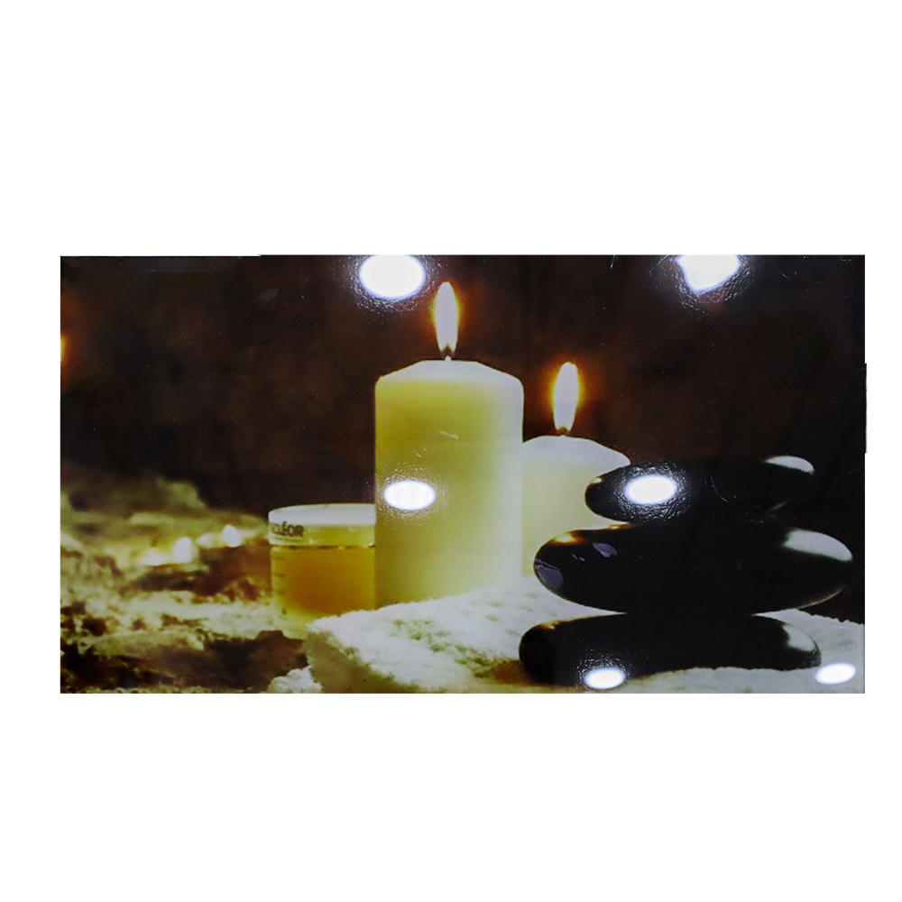 CENEFA 25X40 VELAS BLANCAS