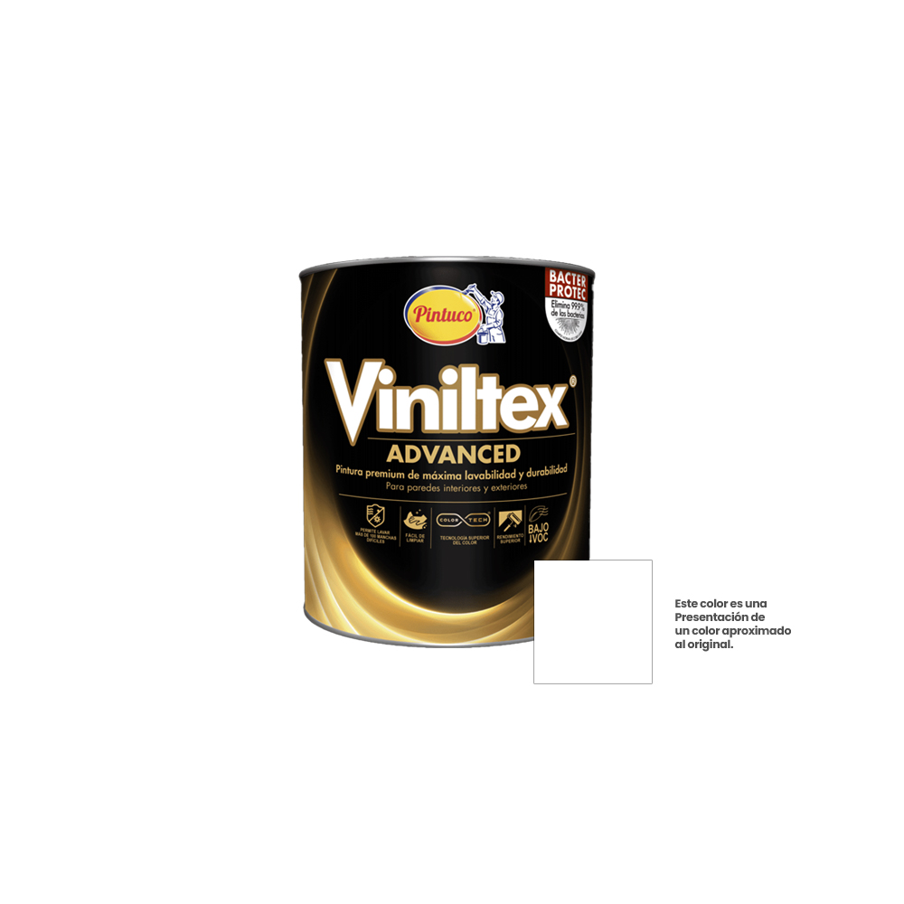 VINILTEX BLANCO X 1/4-1501 4