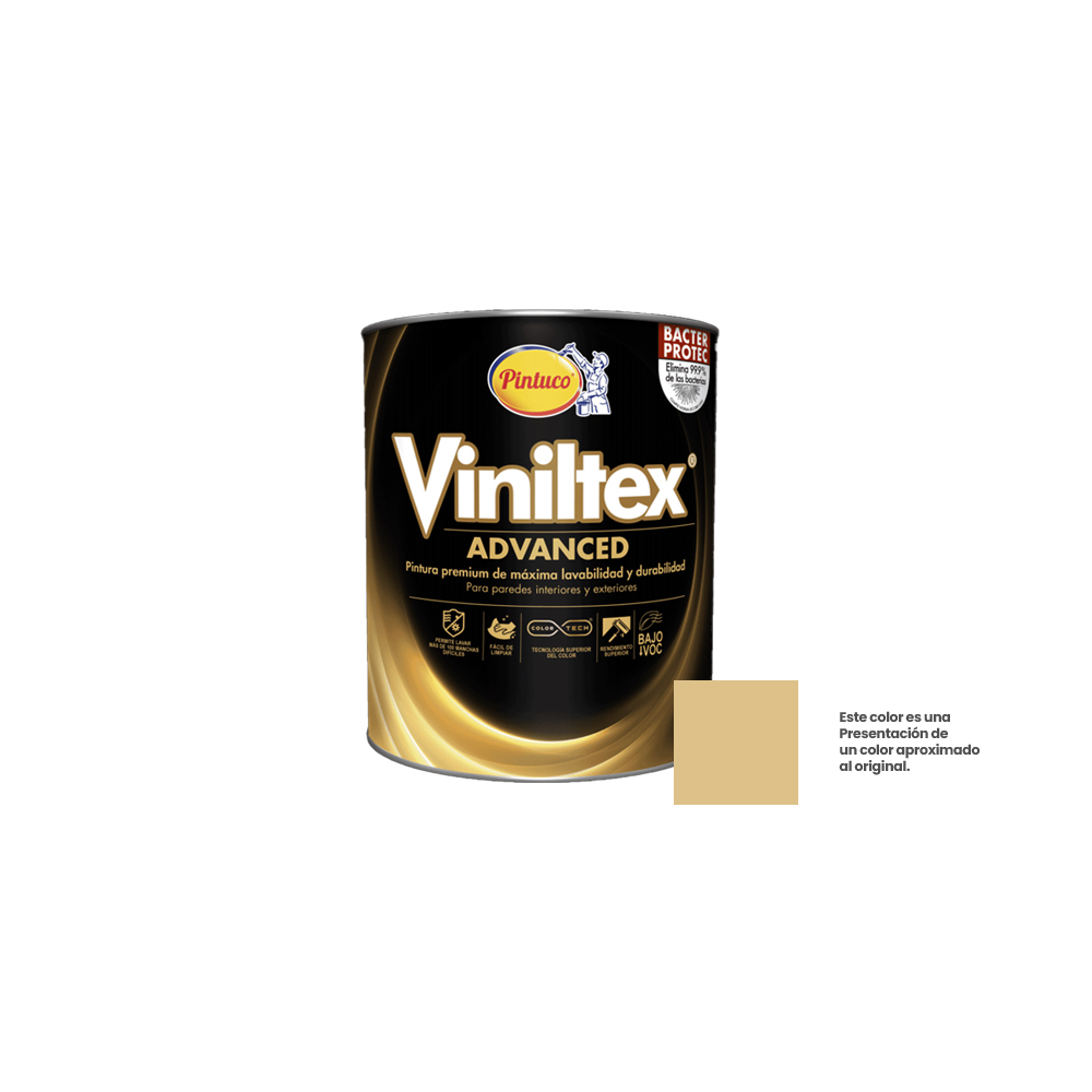 VINILTEX CREMA CHANTILLI X 1/4