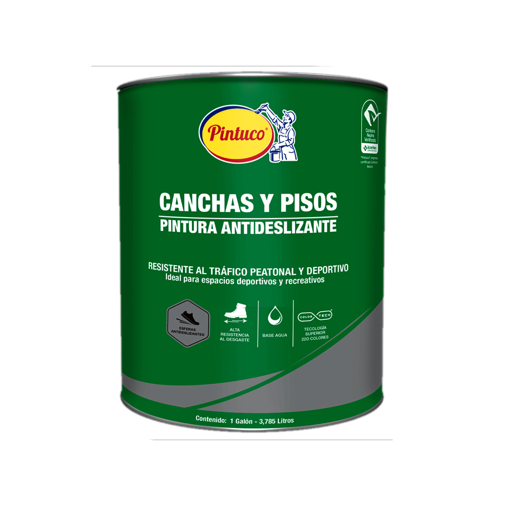 PINTURA PARA CANCHAS BASE ACCENT X GALON