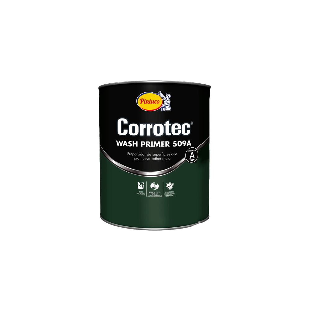 WASH PRIMER PINTUCO VERDE X 1/4 509A