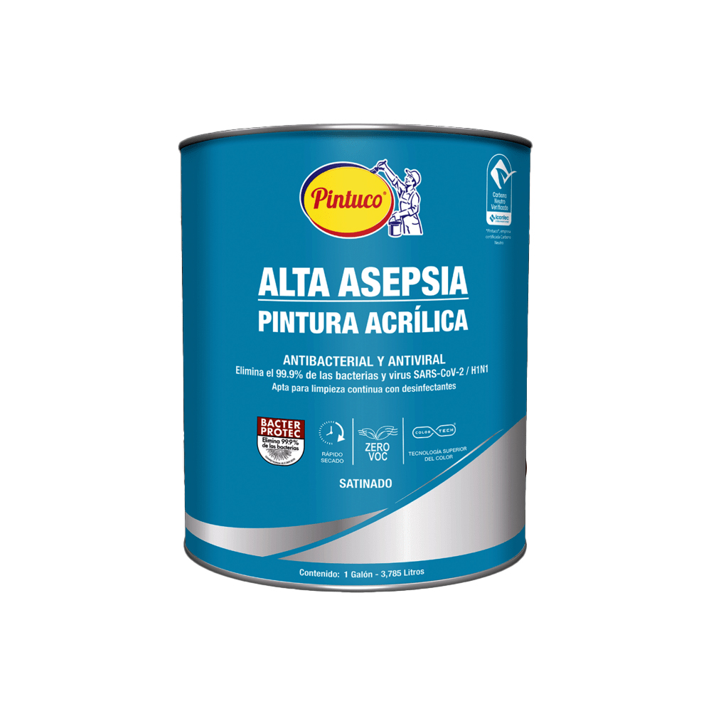 PINTURA ACRILICA ALTA ASEPSIA BLANCO 27580 XGALON